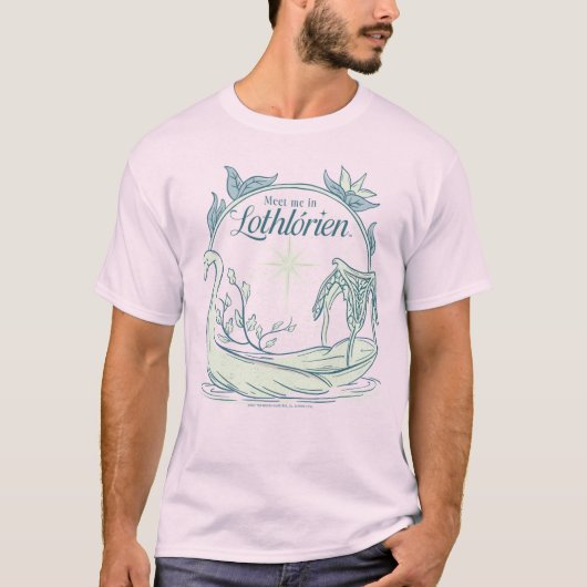 Zie me in LOTHLORIEN™ - Zwanenboot T-shirt (Voorkant)
