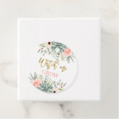 Zie me vetplanten kweken bedankjes labels (In situ)