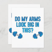 Zie mijn armen er groot uit? (Voorkant / Achterkant)