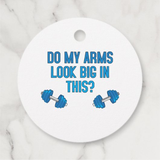 Zie mijn armen er groot uit? bedankjes labels (Achterkant)