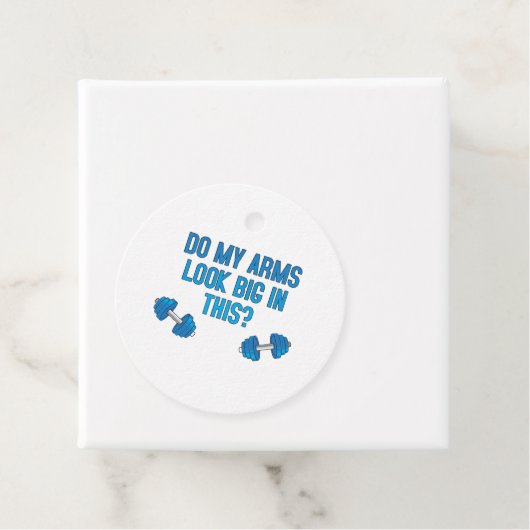 Zie mijn armen er groot uit? bedankjes labels (In situ)