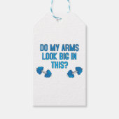 Zie mijn armen er groot uit? cadeaulabel (Voorkant)