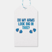 Zie mijn armen er groot uit? cadeaulabel (Achterkant)