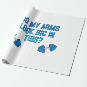 Zie mijn armen er groot uit? cadeaupapier