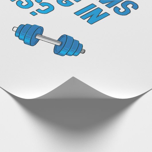 Zie mijn armen er groot uit? cadeaupapier (Hoek)