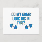 Zie mijn armen er groot uit? feestdagenkaart (Voorkant)