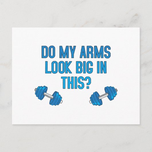 Zie mijn armen er groot uit? feestdagenkaart (Voorkant)