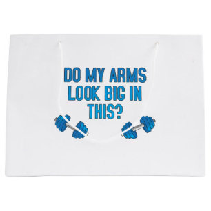 Zie mijn armen er groot uit? groot cadeauzakje