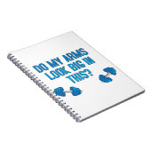 Zie mijn armen er groot uit? notitieboek (Rechterzijde)