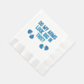 Zie mijn armen er groot uit? servet (Hoek)