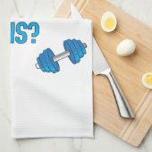 Zie mijn armen er groot uit? theedoek (Quarter Fold)