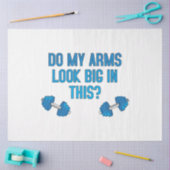 Zie mijn armen er groot uit? tissuepapier (Craft)