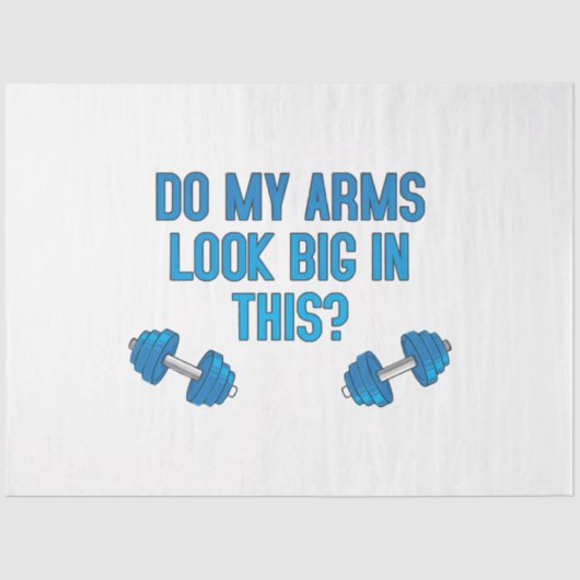 Zie mijn armen er groot uit? tissuepapier (Voorkant)