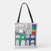 Zie — Mijn Collectie van Craft Supplies Tote Bag (Achterkant)