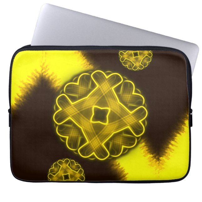 Zie mijn licht laptop sleeve (Voorkant)