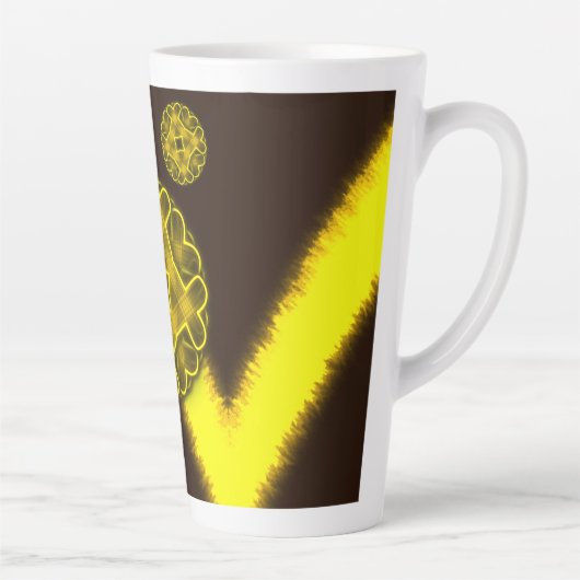 Zie mijn licht latte mok (Rechts)