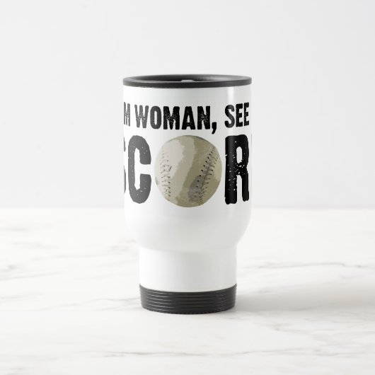 Zie Mijn score - Softball Mok (Center)