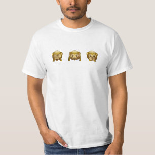 Zie nee. Hoor nee. Spreek nee. T-shirt