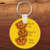 Zie Neen, hoor Neen, spreek geen Kwaad Sleutelhang Sleutelhanger (Voorkant)