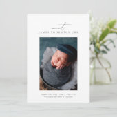 zie onze nieuwe foto - geboorteaankondiging voor b aankondiging (Staand voorkant)