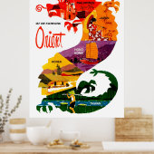 Zie Orinet. Verre oostelijke landen in dragon Poster (Keuken)