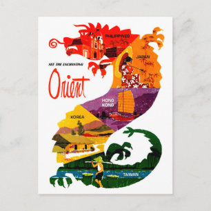 Zie Orinet. Verre oosterse landen binnen draak Briefkaart