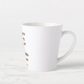 Zie problemen als kansen – Motiverende quote Latte Mok (Rechts)