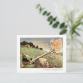 Zie Saw, Margery Daw Nursery Rhyme Briefkaart (Staand voorkant)