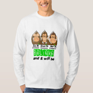 Zie Spreak horen geen non-Hodgkins lymfoom 3 T-shirt