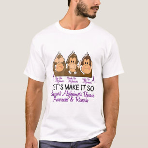Zie Spreek hoort geen Alzheimer 2 T-shirt