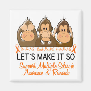 Zie Spreken horen geen multiple sclerose MS 2 Magneet