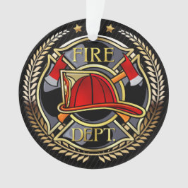 Zie terug - Brandweerman Acryl Ornament