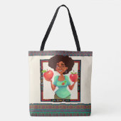 ZIE TERUG - Docent Dank je Tote Bag (Voorkant)