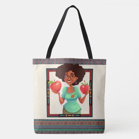 ZIE TERUG - Docent Dank je Tote Bag (Voorkant)