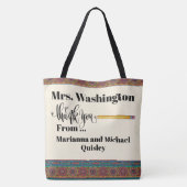 ZIE TERUG - Docent Dank je Tote Bag (Achterkant)