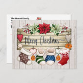 Zie terug - Kerstmis Briefkaart (Voorkant / Achterkant)