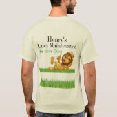 ZIE TERUG - Landscaping - Lawn Service Shirt - srf (Achterkant)
