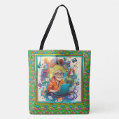 ZIE TERUG - Mannelijke of Vrouw Leraar Dank u Tote Bag (Voorkant)