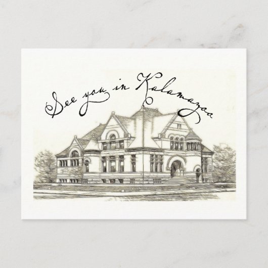 Zie u bij Kalamazoo Briefkaart (Voorkant)