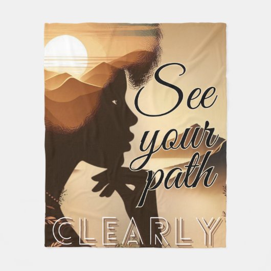 Zie uw pleister goed fleece deken (Voorkant)