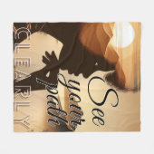 Zie uw pleister goed fleece deken (Voorkant (Horizontaal))