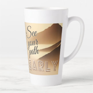 Zie uw pleister goed latte mok
