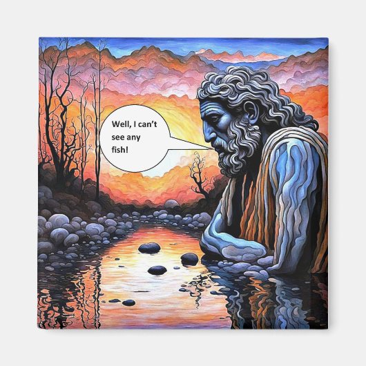 Zie vissen magneet (Voorkant)