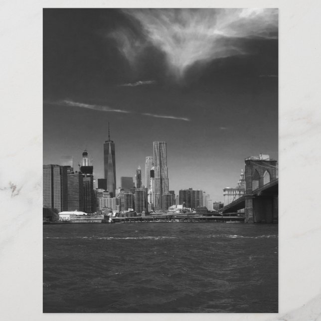 zie voor 2 producten Panoramic Black White Brookly (Voorkant)