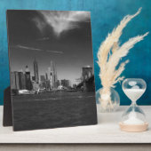 zie voor 2 producten Panoramic Black White Brookly Fotoplaat (Zijkant)