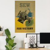 ZIE voor het Poster van Overwinning  WPA (Thuiskantoor)