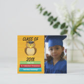 Zie Waarschuwing van afgestudeerde Afstuderen beke Aankondiging (Staand voorkant)