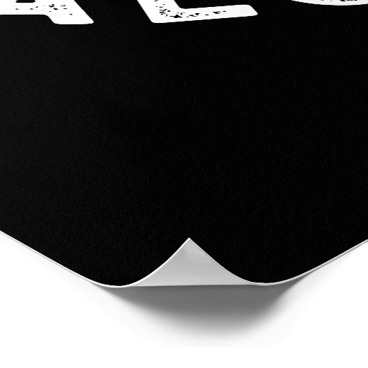 Zie Ya Later Calculator Funny Pun Dark BG Poster (Hoek)