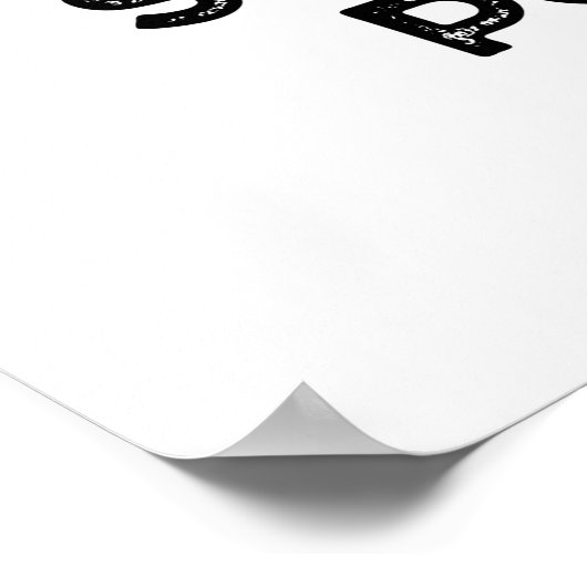 Zie Ya Latere Po-tater Funny Potato Pun Poster (Hoek)