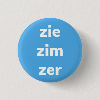 Zie/Zim/Zer Pronouns Pin, Button